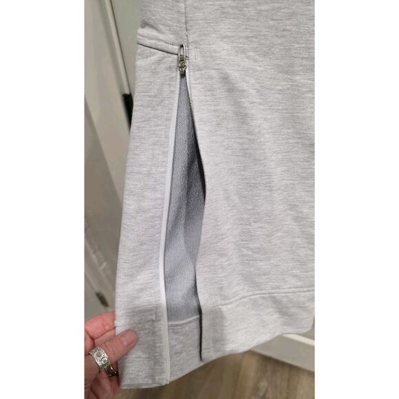 Lululemon City Sweat CrewHeathered Ultra Light Grey / Sea Salt Size Small - Picture 5 of 8